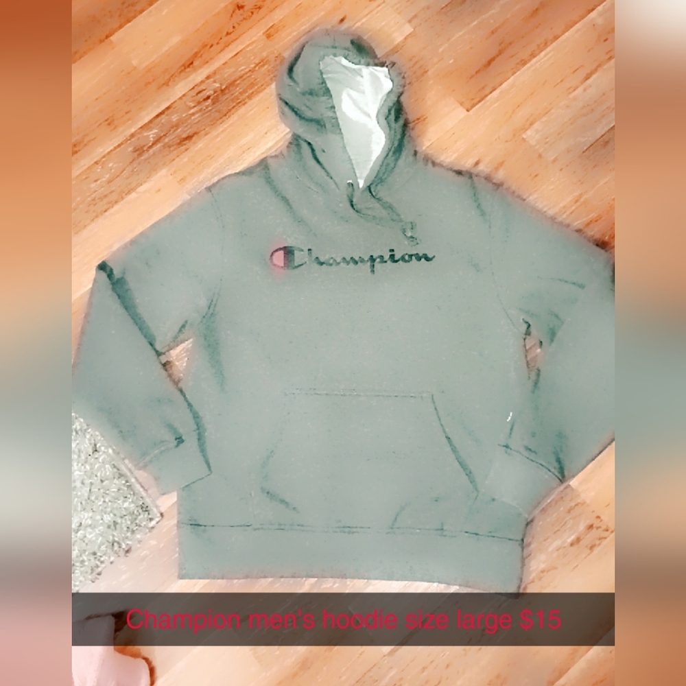 Champion Men's Gray Hoodie